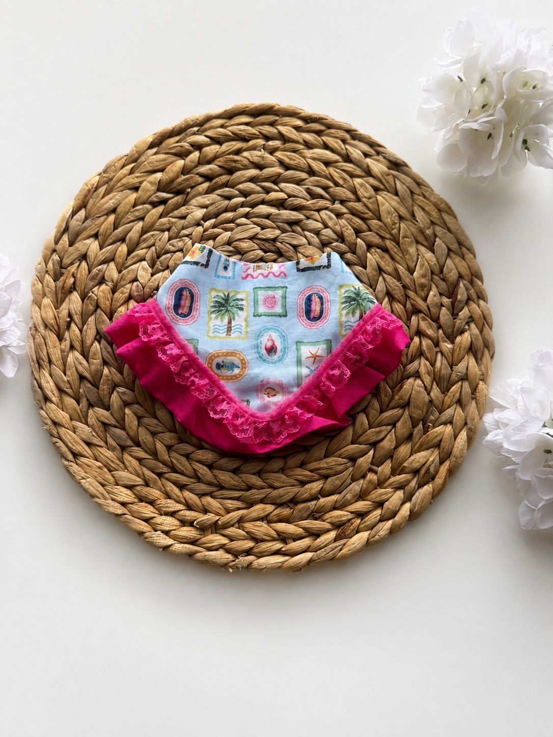 Coastal (Pink or lace trim)