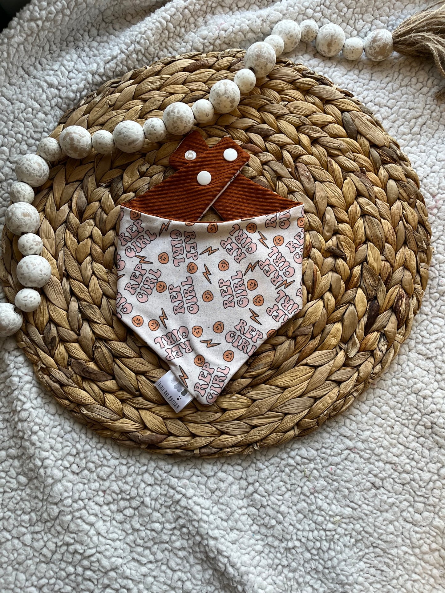 Rep girl dog bandana