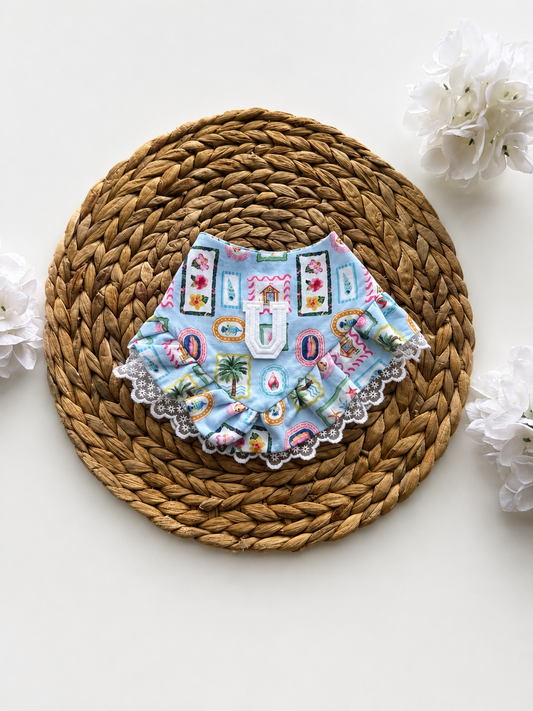 Coastal (Pink or lace trim)
