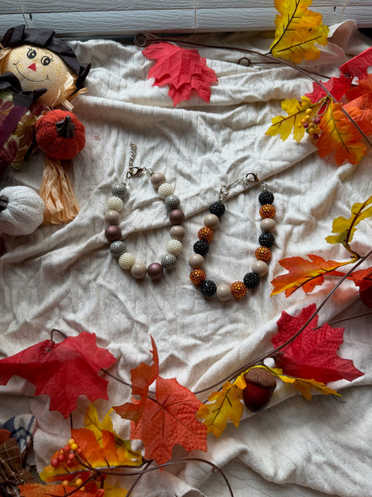 pumpkin szn necklaces