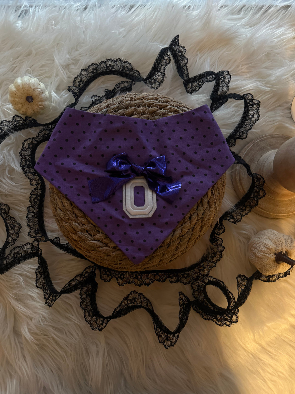 violet w or w/o bow