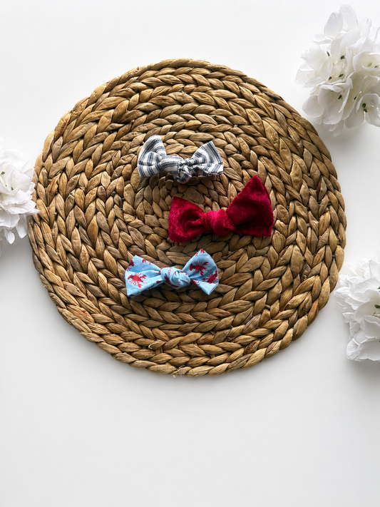 Summer hair bows