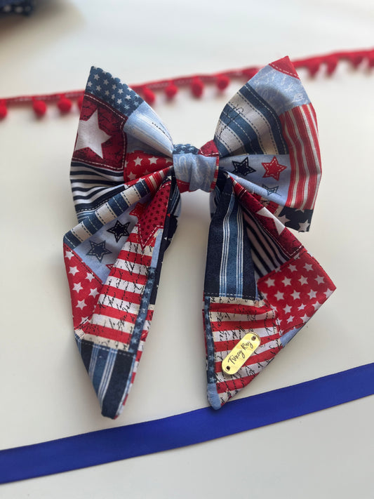 Its a pawty in the USA sailor bow or bow tie