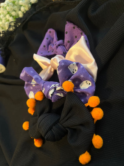 spooky szn hair bows